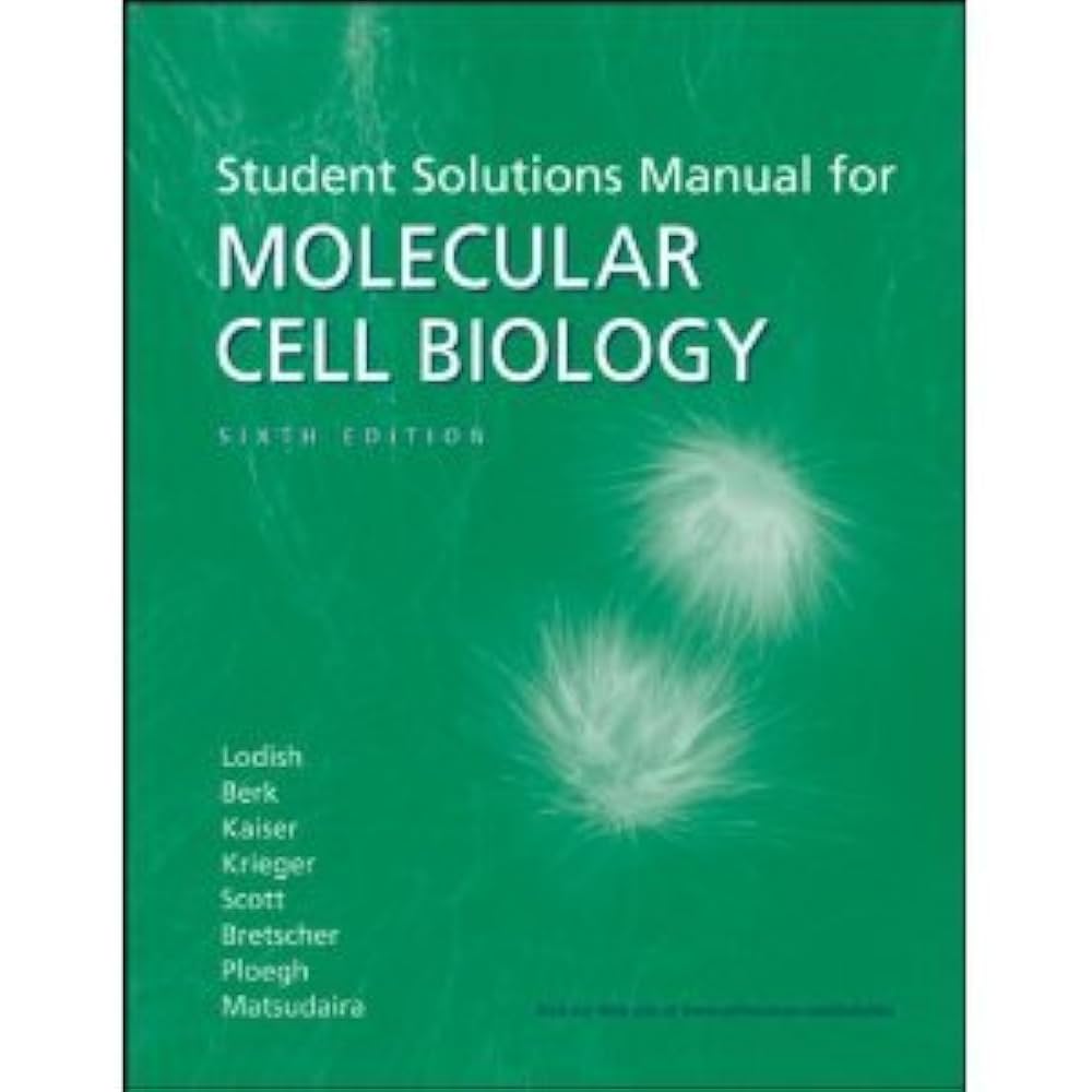 Amazon.co.jp: Molecular Cell Biology Solutions Manual 6th